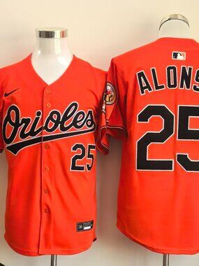Baltimore Orioles Pete Alonso #25 Orange Baseball Jersey